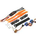 Shinysix ESC 2pcs RC Plane Servo 2pcs RC ESC Servo 2pcs 40A ESC 8060 1400KV 40A ESC Motor 8060 Propeller ESC 8060 Propeller Plane Helicopter T Motor 1400KV 40A Propeller Servo