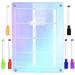 Erasable Writing Board Fridge Dry Erase Calendar Weekly for Wall The Student Calendars Magnetic Planner Office