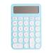 Pnellth Desktop Calculator Cute 12-Digit Kids Calculator Extra Large LCD Display Big Buttons Portable Children Calculator