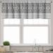 Ambesonne Ethnic Valance Pack of 2 Oriental Tribal Moroccan 54 X18 Charcoal Grey White