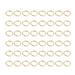 500Pcs 6MM Open Rings Jewelry Accessories Round Shape Double Circle Close Rings DIY Jewelry Making Materials Set for Earrings (Golden)