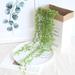 Easter Artificial Flower Gift Hanging Simulation Rattan Artificial Succulent Shape Greenery Bonsai Plants Leaf Picks Hanging Basket Lover Tears String Of Pearls Succulent For Home Garden Decora