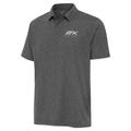 Men's Antigua Heather Black Roush Fenway Keselowski Racing Par 3 Polo