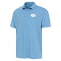 Men's Antigua Light Blue San Francisco 49ers Flicker Polo