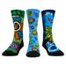 Unisex Rock Em Socks Light Blue Tennessee Titans TMNT Three-Pack Crew Sock Set