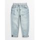 Washed Blue Ribbed Waist Denim Jeans 5-6 years