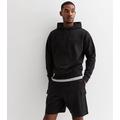 Men's Black Jersey Cargo Shorts New Look
