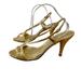 J. Crew Shoes | J.Crew Metallic Strappy Heels Gold Size 9.5 | Color: Gold | Size: 9.5