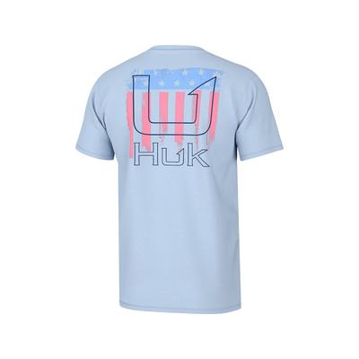 Huk Men's Salute T-Shirt, Ice Water SKU - 962852