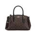 Coach Bags | Coach Mini Sage Carryall Crossbody Satchel Signature Canvas Brown | Color: Black/Brown | Size: 10 1/2"L X 7 1/8"H X 4"D