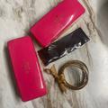 Kate Spade Accessories | 2 Kate Spade Empty Sunglasses Hard Cases And Gold Tone Bangles Bundle | Color: Gold | Size: Os