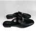 Michael Kors Shoes | New Michael Kors Mk Mules Sandals Ashley Black Logo Plate Slip On Mule Women’s 6 | Color: Black/Silver | Size: 6