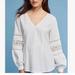 Anthropologie Tops | Anthropologie Maeve Leiyla Lace Cut Out Top | Color: White | Size: 6