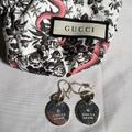 Gucci Jewelry | Gucci Drop Earrings | Color: Silver | Size: Os