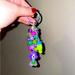 Disney Bags | Disney Doorables Monsters Inc Celia And Mike Wasowski Beaded Bag Purse Charm | Color: Green/Purple | Size: Os