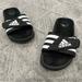 Adidas Shoes | Adidas Adissage Slides Black Us 5 | Color: Black | Size: 5