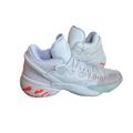 Adidas Shoes | Adidas Unisex-Adult D.O.N. Issue 2 Indoor Court Shoe Christmas Cloud White | Color: Orange/White | Size: 9