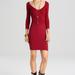 Free People Dresses | Free People Intimately Ms Size Med / Large Crimson Red Fitted Bodycon Dress | Color: Red | Size: Medium/Large