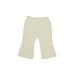 Carter's Fleece Pants - Elastic Straight Leg Elastic Waist: Ivory Sporting & Activewear - Size 6 Month