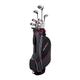 WILSON Tour Velocity Golfschläger-Komplettset, 11-teilig, schwarz/rot