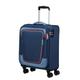 American Tourister Pulsonic - Spinner M, Erweiterbar Koffer, 68 cm, 64/74 L, Blau (Combat Navy)