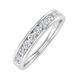 FINEROCK 1/2 Carat Channel Set Diamond Wedding Band Ring in 14K Gold Valentines Day Gift for her, Metal stone, White Diamond