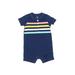 Carter's Short Sleeve Outfit: Blue Stripes Bottoms - Size 9 Month