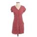 Rails Casual Dress - Wrap: Red Hearts Dresses - Women's Size Small