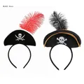 Bandeau pirate pour Halloween chapeau pirate bandeau pour le des morts