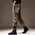 KPOP-Pantalon cargo coupe couvertes avec poches style Harajuku tout match décontracté style