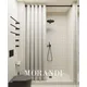 Rideau de douche épais avec trou romain tissu imperméable rideaux personnalisés décoration