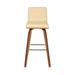 AllModern Hiram Solid Wood Swivel Bar & Counter Stool Wood in Brown | Bar Stool (30" Seat Height) | Wayfair 5776C4501120416E967699368B709E0F