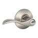 Schlage Accent Satin Nickel Steel Entry Lockset ANSI Grade 2 1-34 in. in Gray | 3.2 H x 6.5 W in | Wayfair F51VACC619