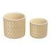 Foundry Select Ashaya 2-Piece Ceramic Pot Planter Set Ceramic in Yellow | 3.75 H x 4.375 W x 4.375 D in | Wayfair E3D02C143FFF4737ADCEDC5E70AF2C43