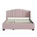 Red Barrel Studio® Valaire Upholstered Platform Storage Bed Upholstered in Pink | 43 H x 65 W x 86 D in | Wayfair F54C35F8EB7F47FC8189C9D0BF1D690E