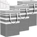 Breakwater Bay Cotton Box in White/Black | 23.58 H x 12.6 W x 21.61 D in | Wayfair F2956A540A9243C7BFBEF34922723474