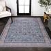 Black 60 x 35 x 0.25 in Area Rug - Bungalow Rose Sarok Area Rug w/ Non-Slip Backing Polyester | 60 H x 35 W x 0.25 D in | Wayfair