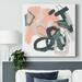 Wrought Studio™ Coral Notation IV-Gallery Wrapped Canvas Canvas, Solid Wood in Black/Gray/White | 8 H x 8 W x 1.5 D in | Wayfair