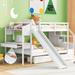 Harriet Bee Jandra Twin Over Twin Bunk Bed w/ Drawers, Solid Wood in White | 61 H x 99.4 W x 108.3 D in | Wayfair 5DFF9372A54A4C749381C5F3D44D46C6