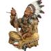 Foundry Select Suhaib Figurine Resin in Brown/Gray | 9.75 H x 7.25 W x 7.25 D in | Wayfair 49A561B81A8F4258852FF08E00FE7FEF