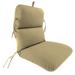 Sunbrella 22" x 45" Outdoor Chair Cushion with Ties - 45'' L x 22'' W x 5'' H