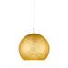 Z-Lite Nimbus Single Light 12" Wide Pendant with Gold Glass Shade