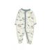 Child of Mine by Carter's Long Sleeve Outfit: Ivory Print Bottoms - Size 0-3 Month