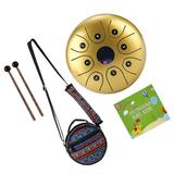 Nebublu Percussion Drum Drum Percussion Carry Steel Pocket Drum Pocket Drum Percussion C-Key Handpan Drum Percussion Carry Meditation Drum Steel Pocket Zazen Musical Education Carry Meditation Zazen