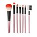 Augper 7 Pcs Wood Makeup Brush EyeShadow Brush Cosmetics Blending Brush Tool Star Makeup