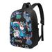 Stitch Travel Laptop Backpack with USB Port and Headphone Port Adult Children Student Backpack for College Work Camping