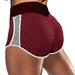 Munlar Workout Shorts Women s Shorts High Waist Athletic Red Shorts Yoag Golf Gym Plaid Summer Shorts for Women