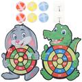 2 Sets Party Dart Board Kids Dart Board Toddlers Dart Board Game with Sticky Balls Dart Board Game