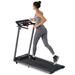 Folding Treadmills Walking Pad Treadmill for Home Office -2.5HP Walking Treadmill With Incline Bluetooth Speaker 0.5-7.5MPH 265LBS Capacity Treadmill for Walking Running