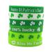 JWDX St Patricks Day Decorations St Patricks Day Decor Clearance Patrick s for Gift 24Pcs with Silicone Day Rings Wristbands St. Giving Decoration & Hangs